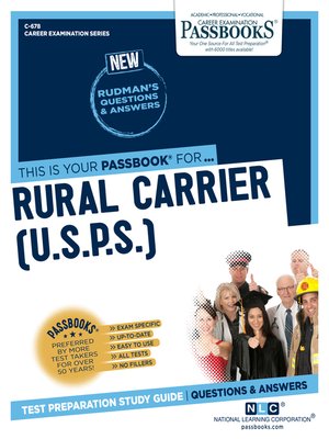 cover image of Rural Carrier (U.S.P.S.)